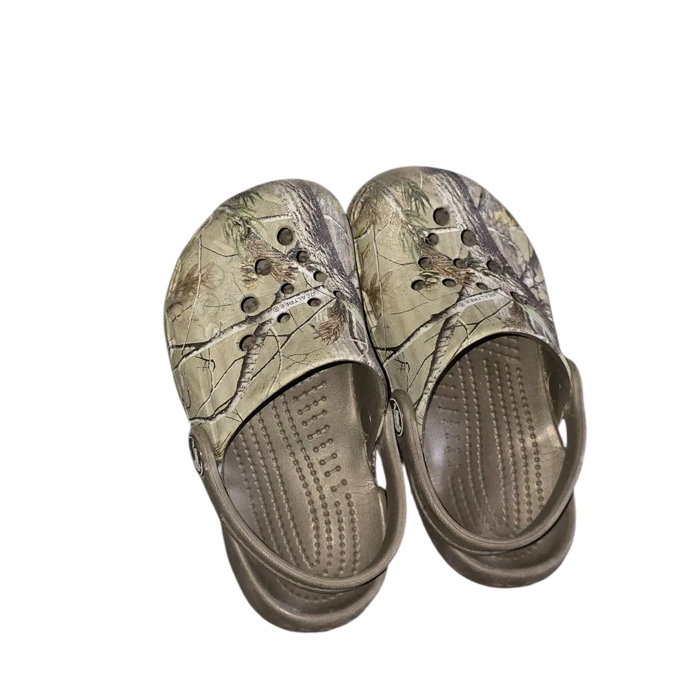 Crocs Kids Camo Realtree Kids Clog Shoe Size 8c